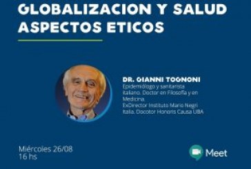 Ciclo de charlas Derechos Humanos y Pandemias… Gianni Tognoni