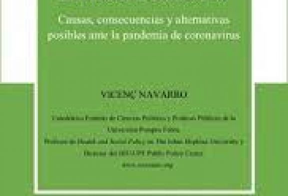 Pandemia economía y Estado del Bienestar – Vicente Navarro