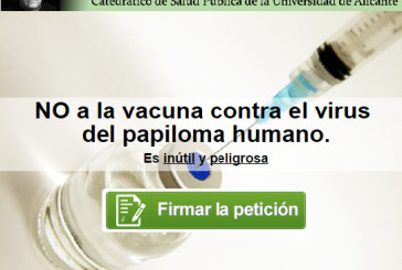 NO a la vacuna contra el virus  del papiloma humano. Es inútil y peligrosa