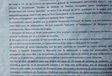 Monsanto amenaza a la Red de Médicos de Pueblos Fumigados y al Doctor Medardo Ávila Vázquez