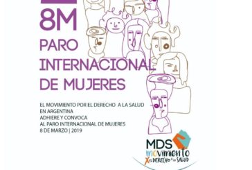 El MDS en Argentina adhiere y convoca al paro internacional de Mujeres 8M