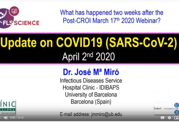 Actualización sobre la situación de la COVID-19 | Dr. Josep Maria Miró – 03/abril/2020″ en YouTube